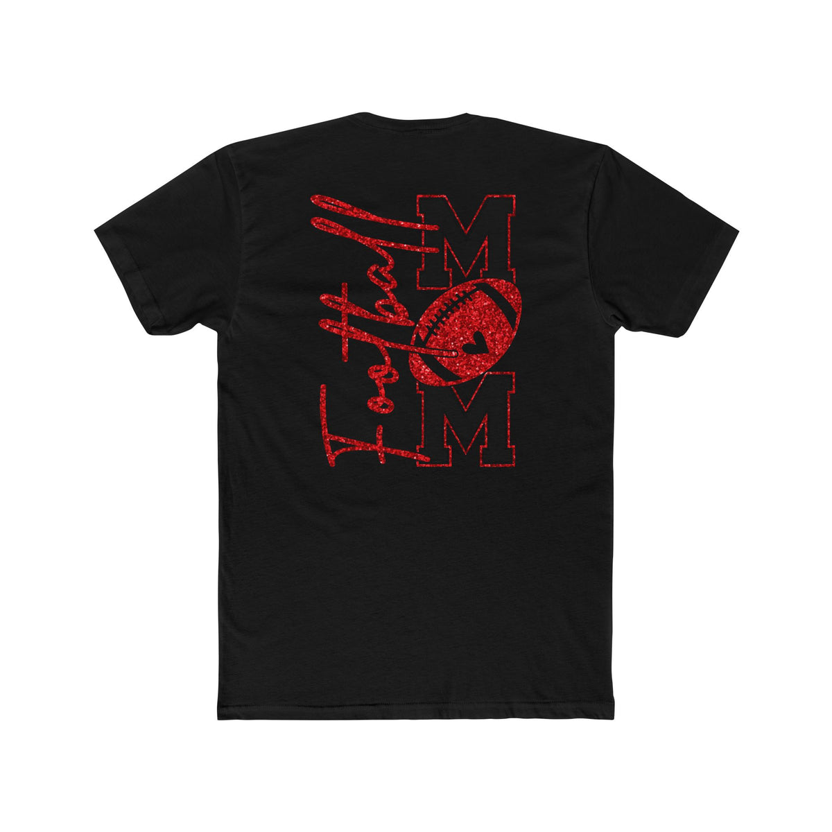 Football Mom T-Shirt - Graphic Back & Chest Logo