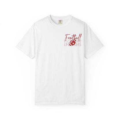 Football Mom T-Shirt — Retro Red Football Mom Tee