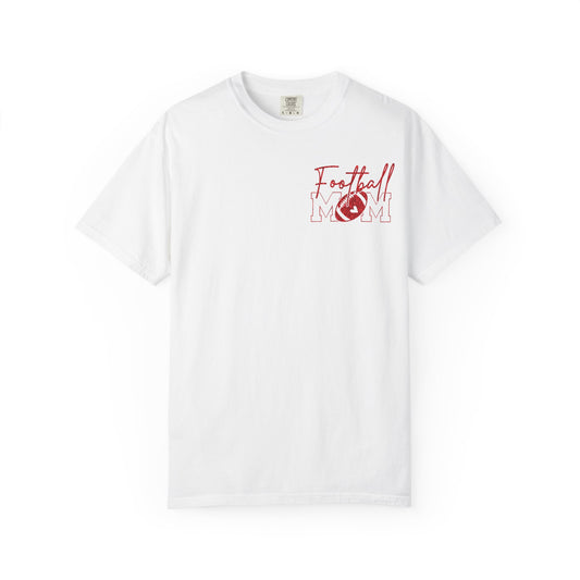 Football Mom T-Shirt — Retro Red Football Mom Tee