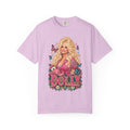 Graphic T-Shirt — Retro Floral 'DOLLY' Portrait Tee