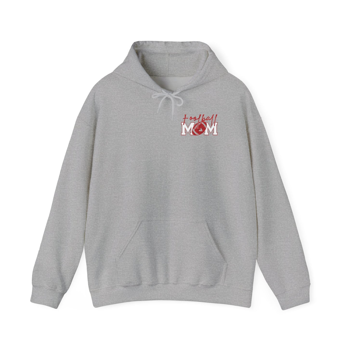 Softball Mom Hoodie — Red 'Softball Mom' Graphic Pullover