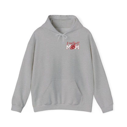 Softball Mom Hoodie — Red 'Softball Mom' Graphic Pullover