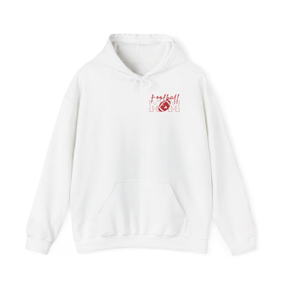 Softball Mom Hoodie — Red 'Softball Mom' Graphic Pullover
