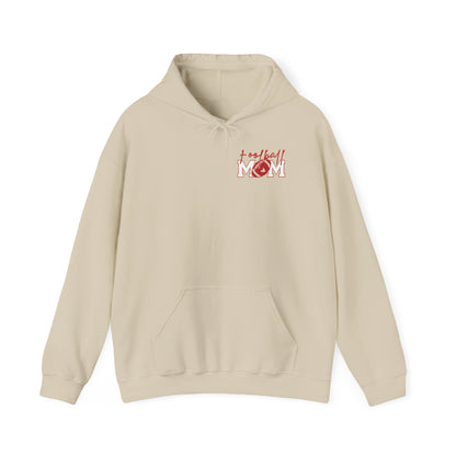 Softball Mom Hoodie — Red 'Softball Mom' Graphic Pullover