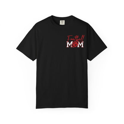 Football Mom T-Shirt — Retro Red Football Mom Tee