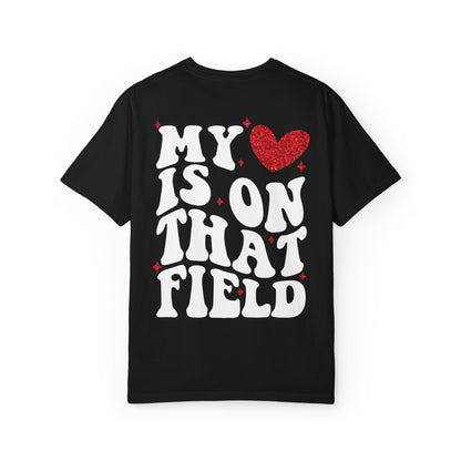 Copy of Football Mom “my heart Is on that field"