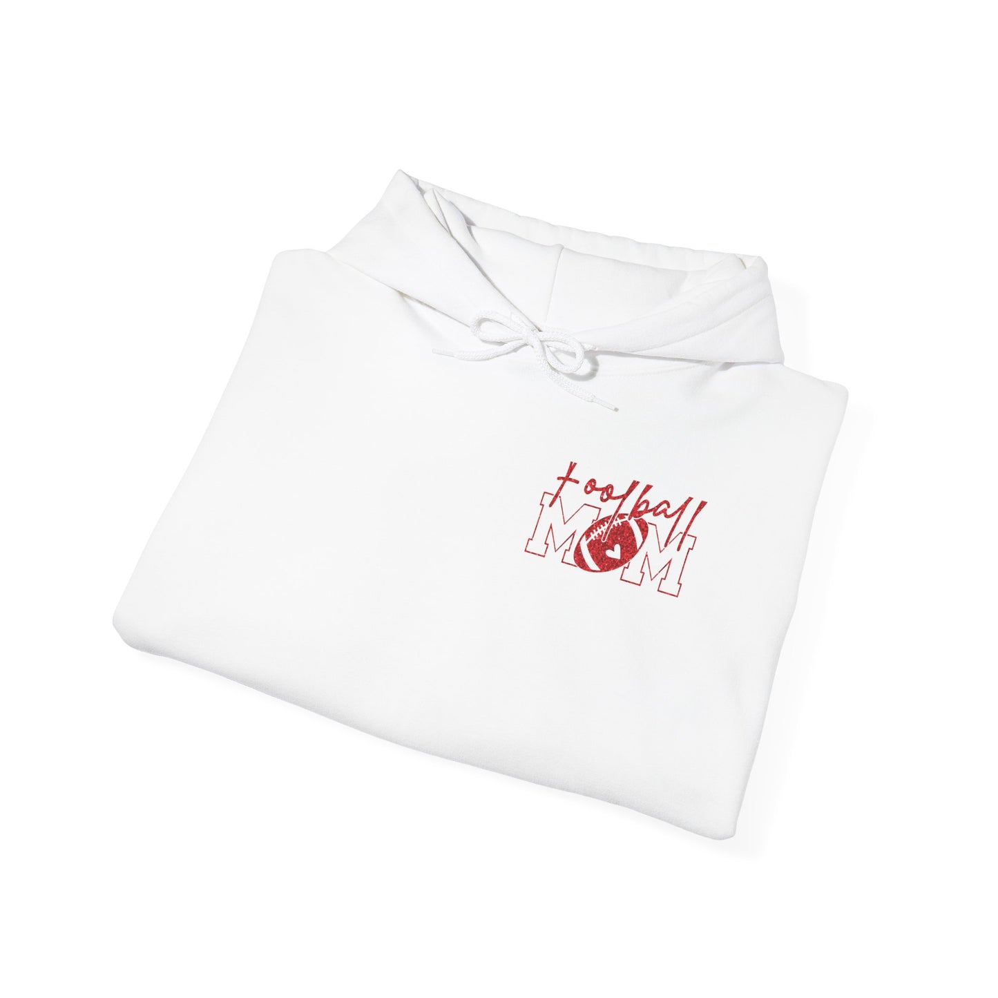Softball Mom Hoodie — Red 'Softball Mom' Graphic Pullover