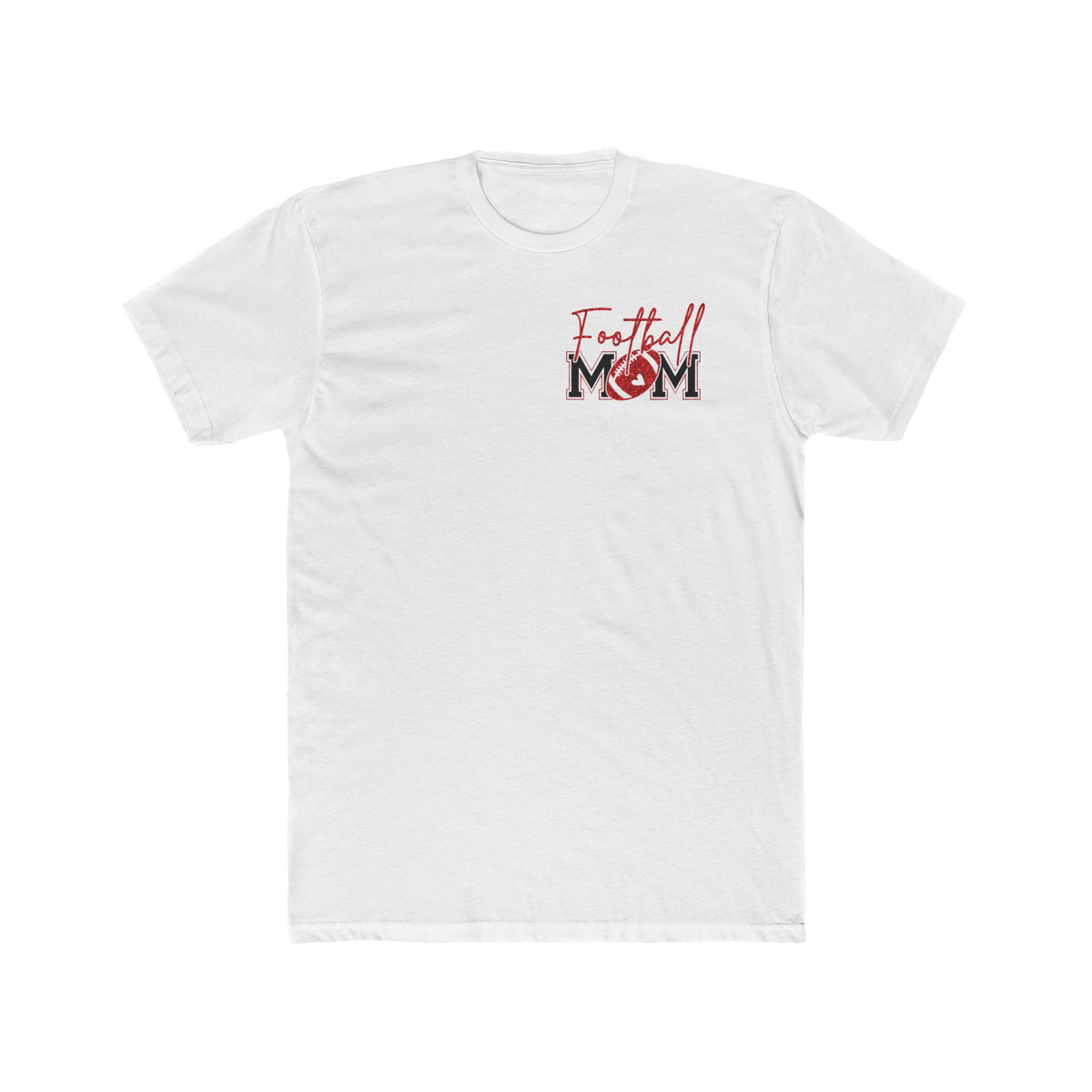 Football Mom T-Shirt - Graphic Back & Chest Logo