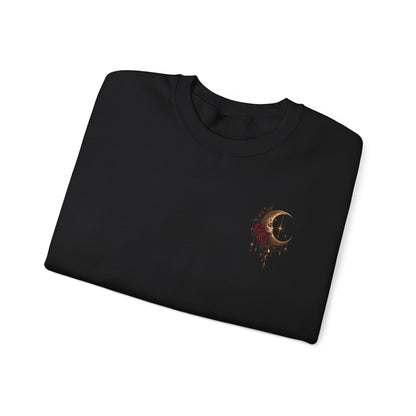 Bruja After Dark – Gothic Rose Sweatshirt