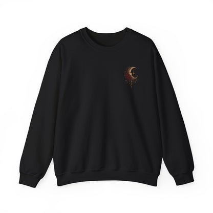 Bruja After Dark – Gothic Rose Sweatshirt