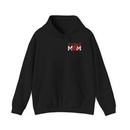 Softball Mom Hoodie — Red 'Softball Mom' Graphic Pullover