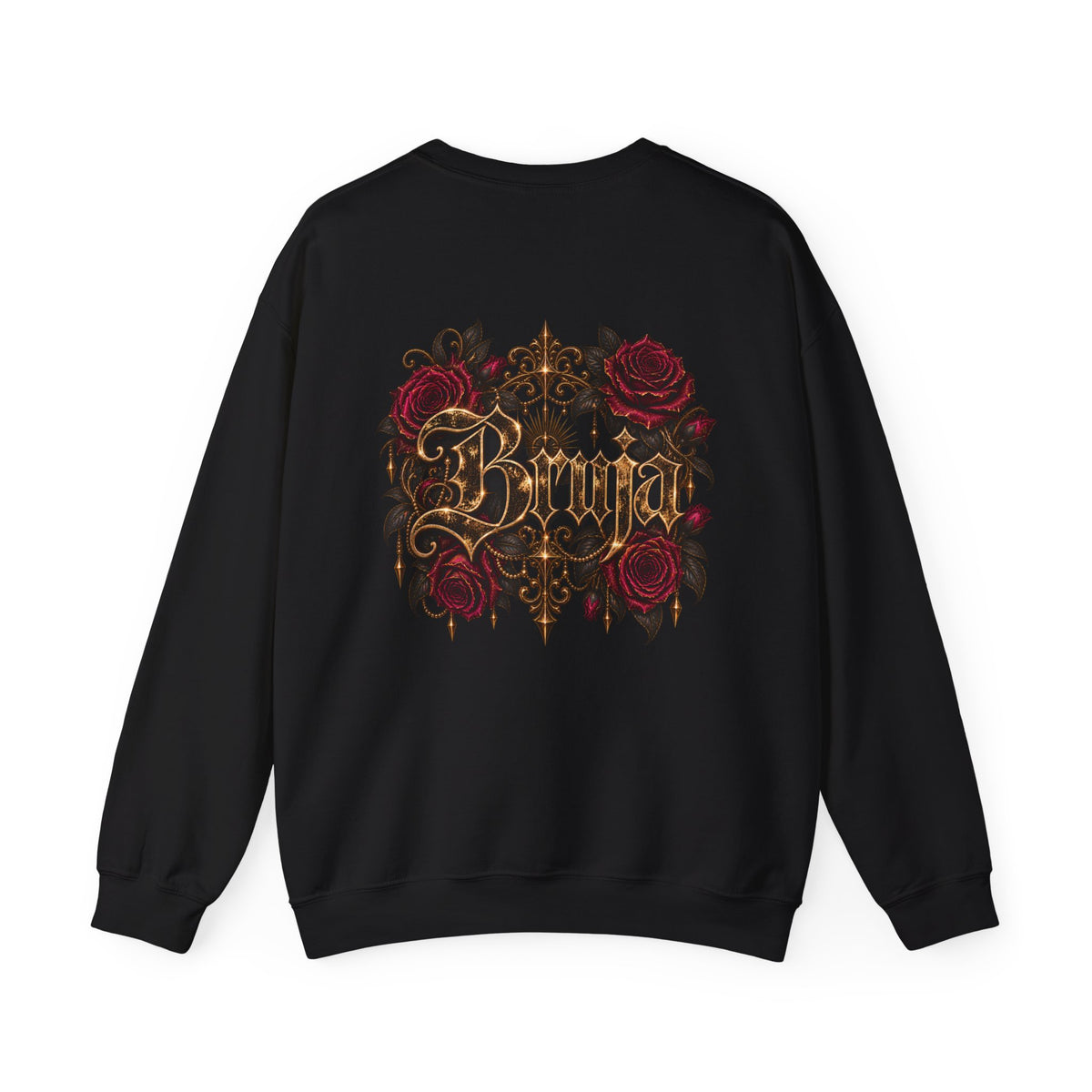Bruja After Dark – Gothic Rose Sweatshirt
