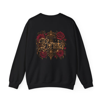Bruja After Dark – Gothic Rose Sweatshirt