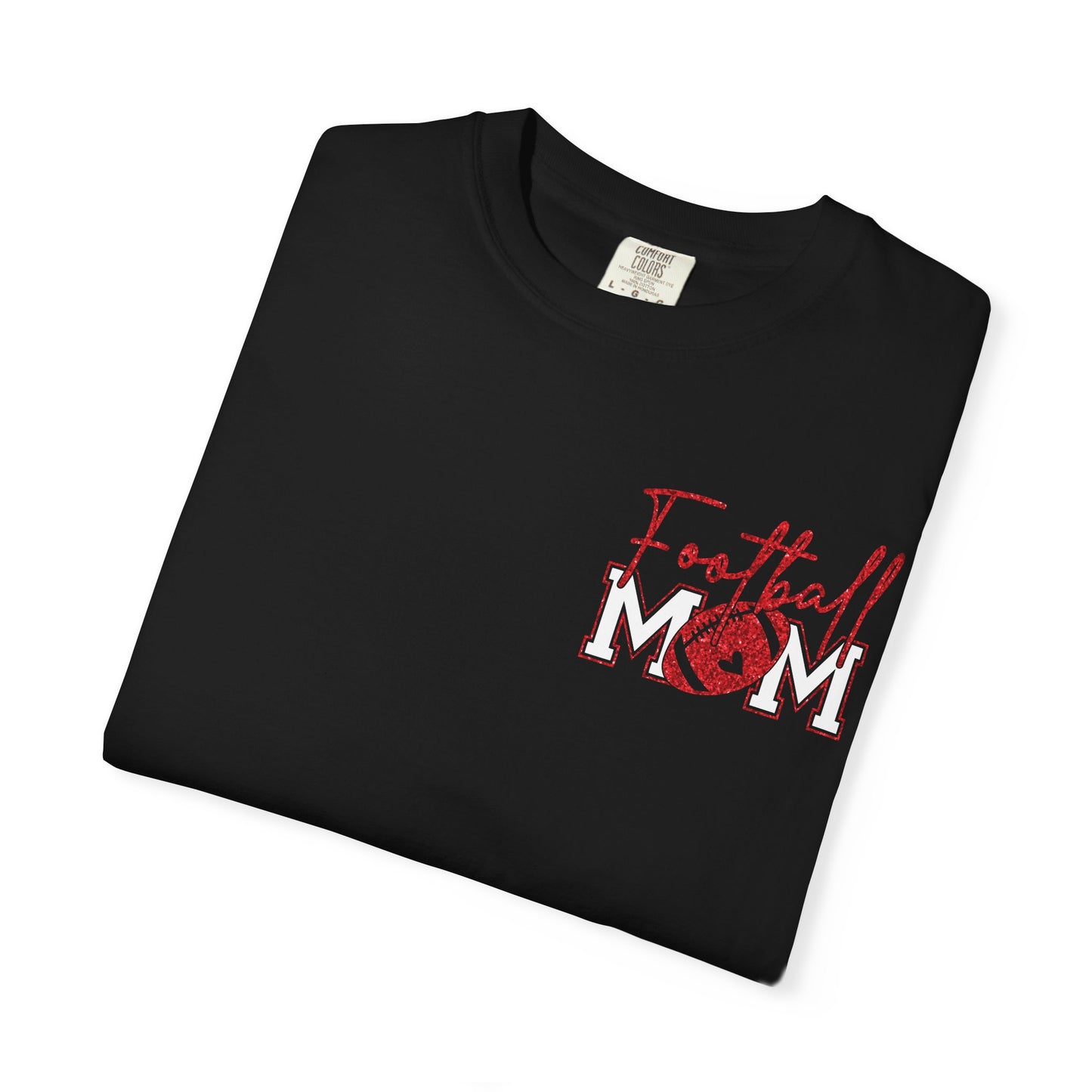 Football Mom T-Shirt — Retro Red Football Mom Tee